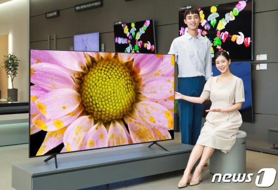 삼성전자의 QLED TV. (삼성전자 제공) 2020.6.28/뉴스1 © News1 김진환 기자