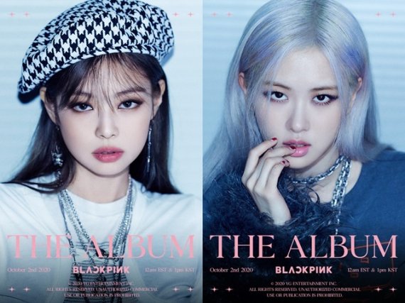 블랙핑크 제니(왼쪽), 로제 /사진제공=YG엔터테인먼트 © 뉴스1