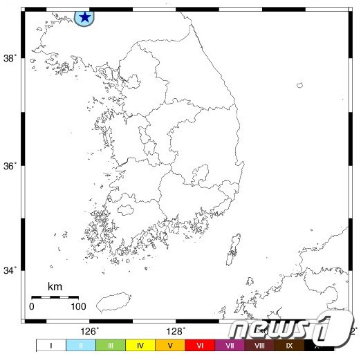 북한 황해북도 송림서 규모 2.5 지진(기상청 제공) © 뉴스1 /사진=뉴스1