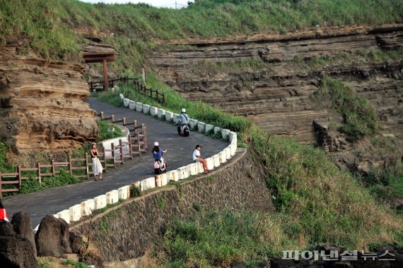 수월봉 전기자전거