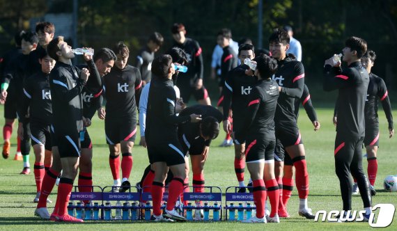 올림픽 축구대표팀(U-23대표팀) 선수들./뉴스1 © News1 이동해 기자