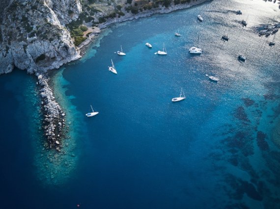에게해와 지중해의 경계에 있는 닷차. 터키문화관광부 제공