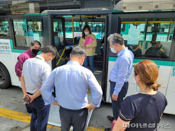 의정부시 교통지도과 교통현장 지도점검. 사진제공=의정부시