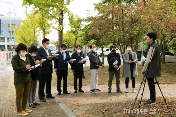 남양주시의회 자치행정위원회 12일 공유재산관리계획 사업대상지 현장방문. 사진제공=남양주시의회