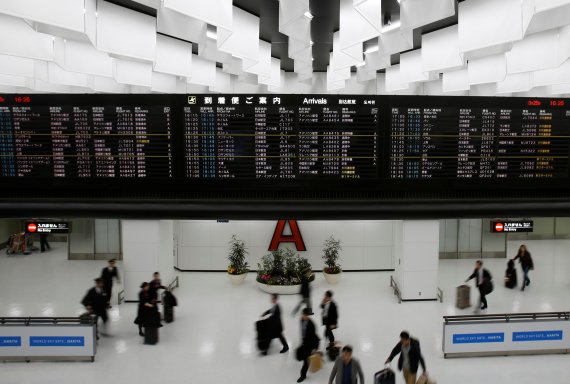 나리타공항 국제선 터미널. 로이터 뉴스1