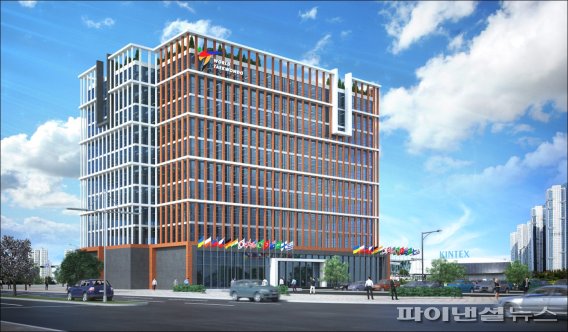 세계태권도연맹(WT) 본부 이전 조감도(안). 사진제공=고양시