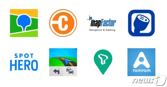 구글이 공식 개발자 블로그를 통해 SK텔레콤 'T맵'(내비게이션)을 포함해 Δ맵팩터(mapFactor·오프라인 지도) Δ탐탐(TomTom·내비게이션) Δ차지포인트(전기차 충전) Δ스팟히어로(주차) 등 8개 서비스(구글 개발자 블로그 갈무리) 등 얼리 액세스 파트너들을 지난 9월 공개했다.(구글 개발자 블로그 갈무리) © 뉴스1