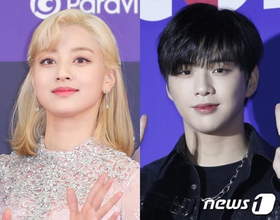 트와이스 지효(왼쪽)과 강다니엘/뉴스1 © 뉴스1 DB