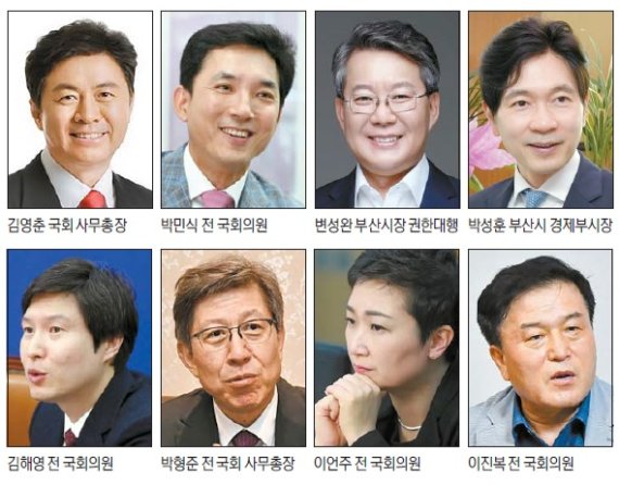 부산시장 보선 준비 시동… 與 물밑 경쟁, 野 잇단 출마 선언