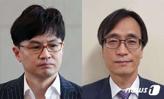 한동훈 검사장(왼쪽)과 정진웅 광주지검 차장검사 / 사진=뉴스1