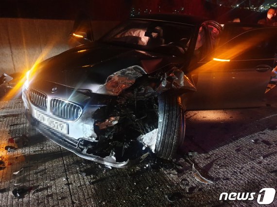 사고차량.(부산경찰청 제공) © 뉴스1