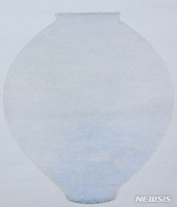 [서울=뉴시스]2020마니프_이영순, 마음달항아리, 80x70㎝, Mixed media on pannel, 2020(사진=MANIF 제공)2020.11.06 photo@newsis.com