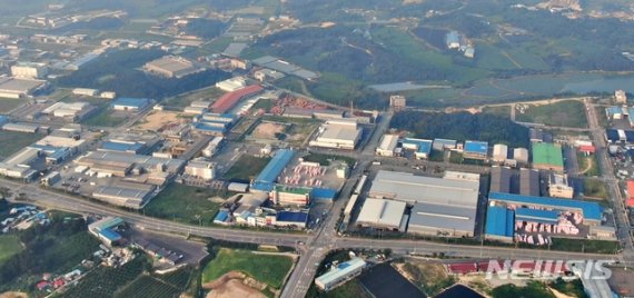 충북 진천 신척산업단지 전경. 뉴시스 제공