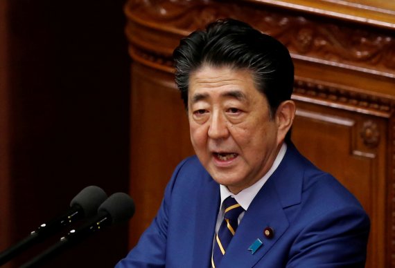 아베 신조 전 일본 총리. 자료사진. 로이터 뉴스1