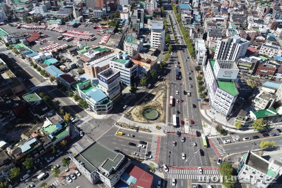  전북 전주 옛 금암분수대 ‘분수정원’으로 새롭게 탄생