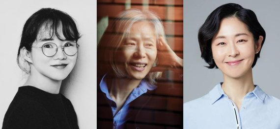 왼쪽부터 '남매의 여름밤' 윤단비 감독, '69세' 배우 예수정, '찬실이는 복도 많지' 배우 강말금 © 뉴스1