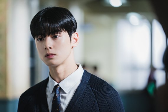 여신강림 차은우 /사진=tvN