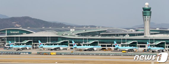 인천국제공항 제2여객터미널 계류장 /사진=뉴스1