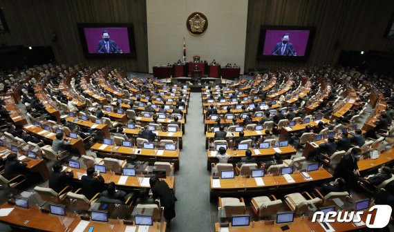 '대북전단금지법' 필리버스터도 187표로 종결…'89시간5분'으로 마무리