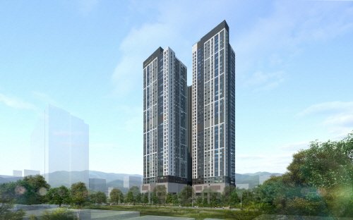 중앙로역 푸르지오 더 센트럴 주경투시도