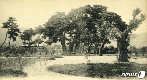 일제강점기 때 석왕사 관광을 위해 건설된 석왕사역 모습. (미디어한국학 제공) 2020.12.19.© 뉴스1