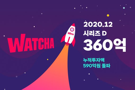 왓챠, 시리즈D 360억원 투자 유치 마무리