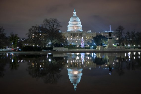 지난 20일(현지시간) 촬영된 미국 워싱턴DC의 국회의사당.AP뉴시스