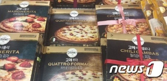 고메 프리미엄 피자© 뉴스1