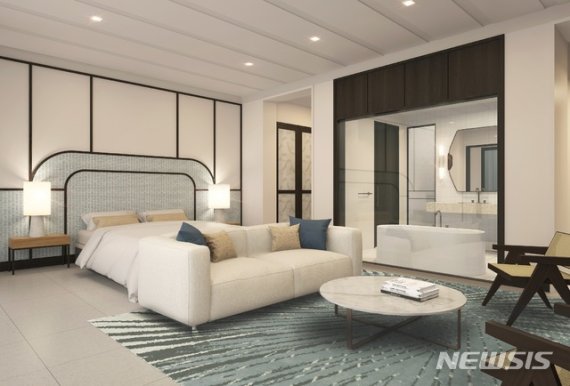 [서울=뉴시스]그랜드 조선 제주 힐 스위트 객실