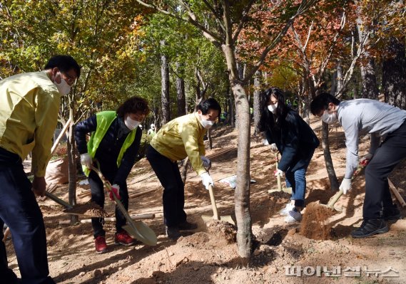 의정부시 희망의숲 기념식수 공원 조성. 사진제공=의정부시