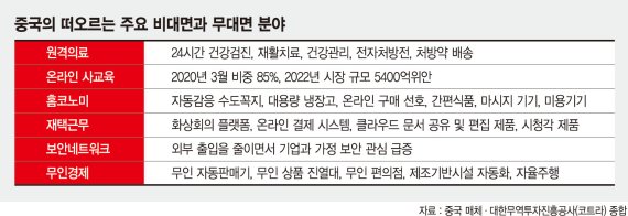 비대면 소비, 의료·교육 등 장악 … 中시장 판을 흔들다 [전환기 맞는 언택트 문화]