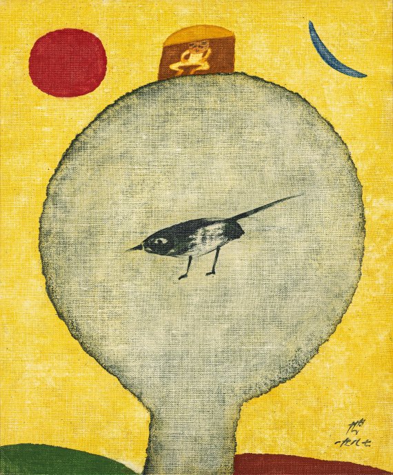 장욱진, 나무, 1987, 45.5×38cm /사진=현대화랑