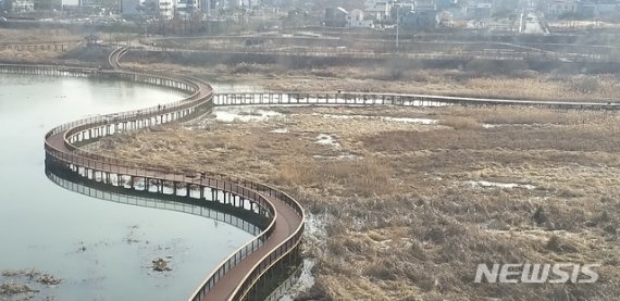 전북혁신도시 기지제 산책로 자료사진. 뉴시스