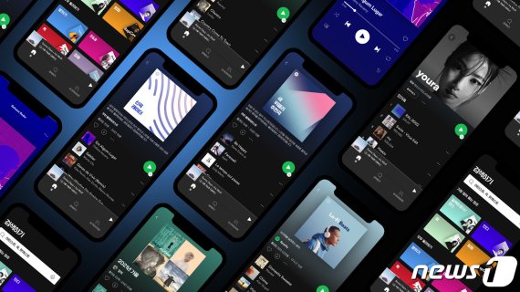 세계 최대 오디오 음원 스트리밍 플랫폼 스포티파이(Spotify)가 2일 국내에서 정식으로 서비스를 시작한다.(스포티파이 제공) © 뉴스1