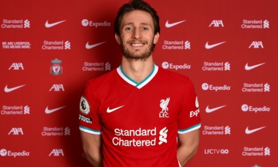 [서울=뉴시스] 리버풀 유니폼 입은 벤 데이비스. (캡처=리버풀 홈페이지)