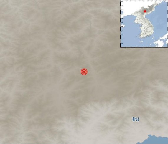[자료사진]8일 오전 3시37분께 북한 함경남도 장진 북북동쪽 37㎞ 지역에서 규모 3.2의 지진이 발생했다. (사진=기상청 홈페이지 캡처) 2021.2.8. 재판매 및 DB 금지 /사진=뉴시스