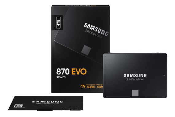 삼성전자의 소비자용 SSD 신제품 '870 EVO' 패키지 삼성전자 제공