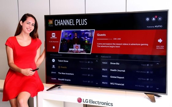 북미시장에 소개된 LG채널