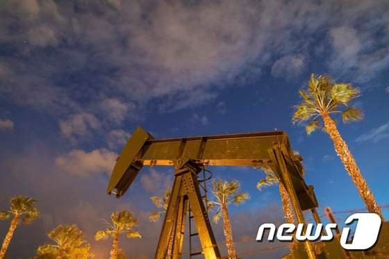미국 석유시추설비© AFP=뉴스1 /사진=뉴스1