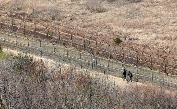 강원도 고성의 해안 철책. 사진=뉴스1