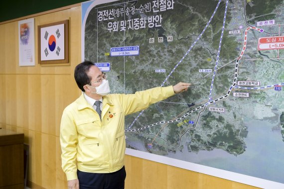 허석 순천시장, "경전선 도심외곽 노선 우회 또는 지중화돼야"