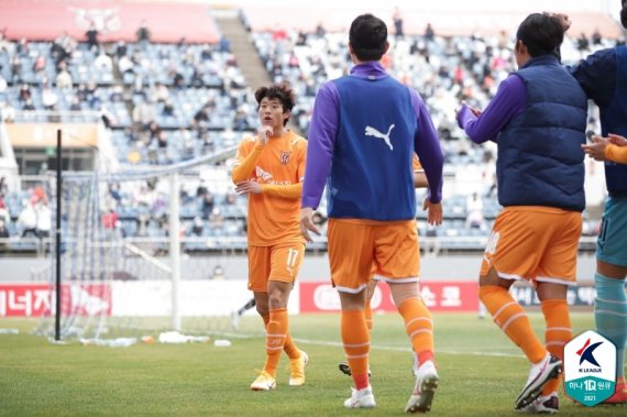 [서울=뉴시스] 제주 유나이티드 안현범. (사진=프로축구연맹 제공)