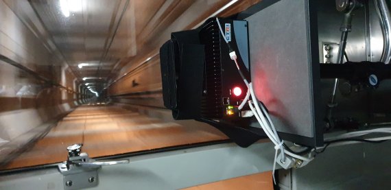 지하철 운전실에 설치한 통신을 위한 단말 시스템 모습. ETRI 제공