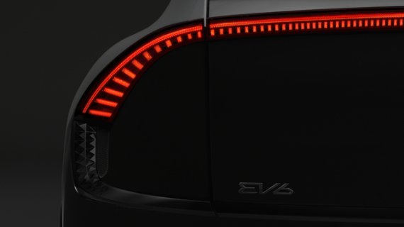 기아는 9일 미래지향적인 캐릭터를 독창적으로 구현해 낸 EV6의 티저 영상과 이미지를 공개했다.(기아 제공) 2021.3.9/뉴스1