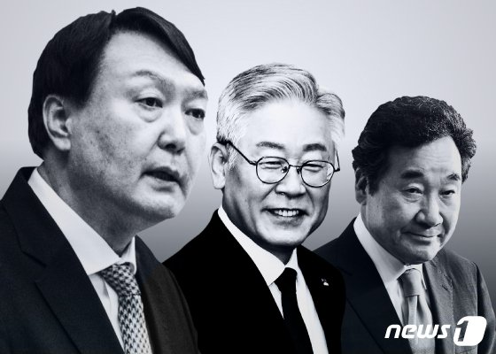 차기 대통령감, '윤석열·이재명' 공동 1위