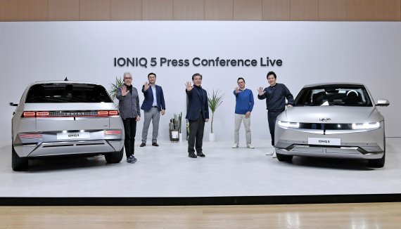 현대자동차 전용 전기차 브랜드 아이오닉의 첫 모델인 '아이오닉 5'(현대차 제공) 2021.2.23/뉴스1