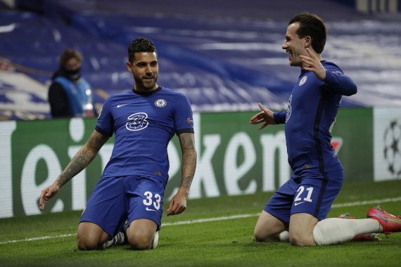 [런던=AP/뉴시스] 첼시가 UEFA 챔피언스리그 8강에 올랐다. 2021.03.17.