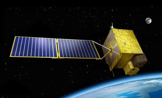 세계 최초의 정지궤도 대기해양 오염 관측 인공위성인 천리안위성 2B호. 과기정통부 제공