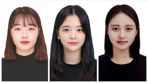 왼쪽부터 한밭대 노은경, 심은선, 이송씨 *재판매 및 DB 금지
