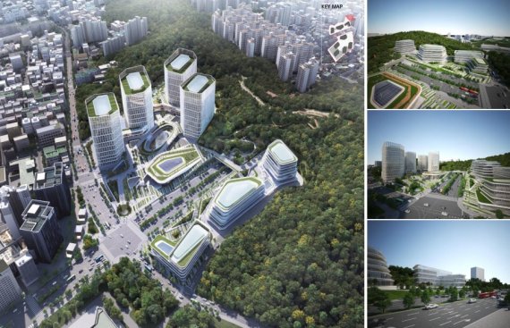 서리풀 문화예술복합타운 조감도. (출처=서울시 제공) © 뉴스1